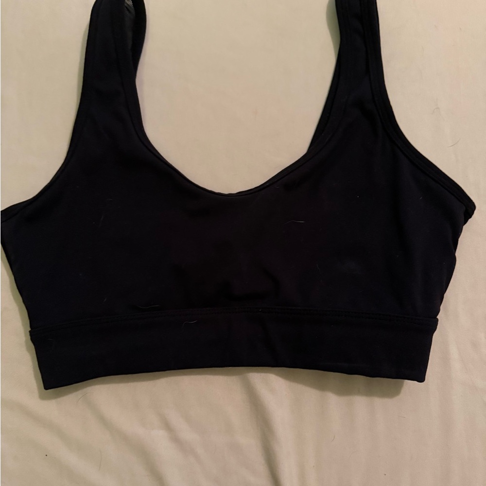 Black Women's Sports Bra